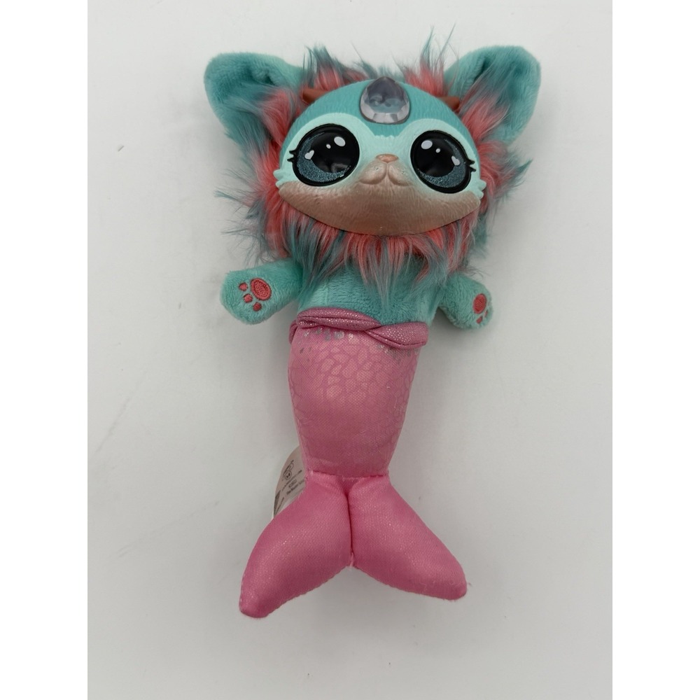 Magic Mixies Cat Mermaid Plush & 4 Mixlings Lot Turquoise Pink Magical Toys - Picture 3 of 5